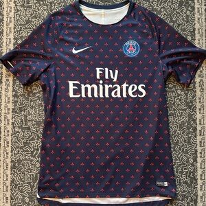 Paris PSG Warmup Jersey. Great used shape. Nike. Large.